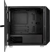 Kolink Citadel Mesh Micro ATX Case Black Tempered Glass Full Mesh Front view 6