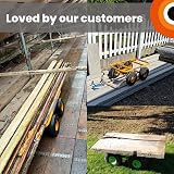 Move It Heavy Duty Dolly Trolley 540kg 25cm Pneumatic Wheels 75x38cm view 5