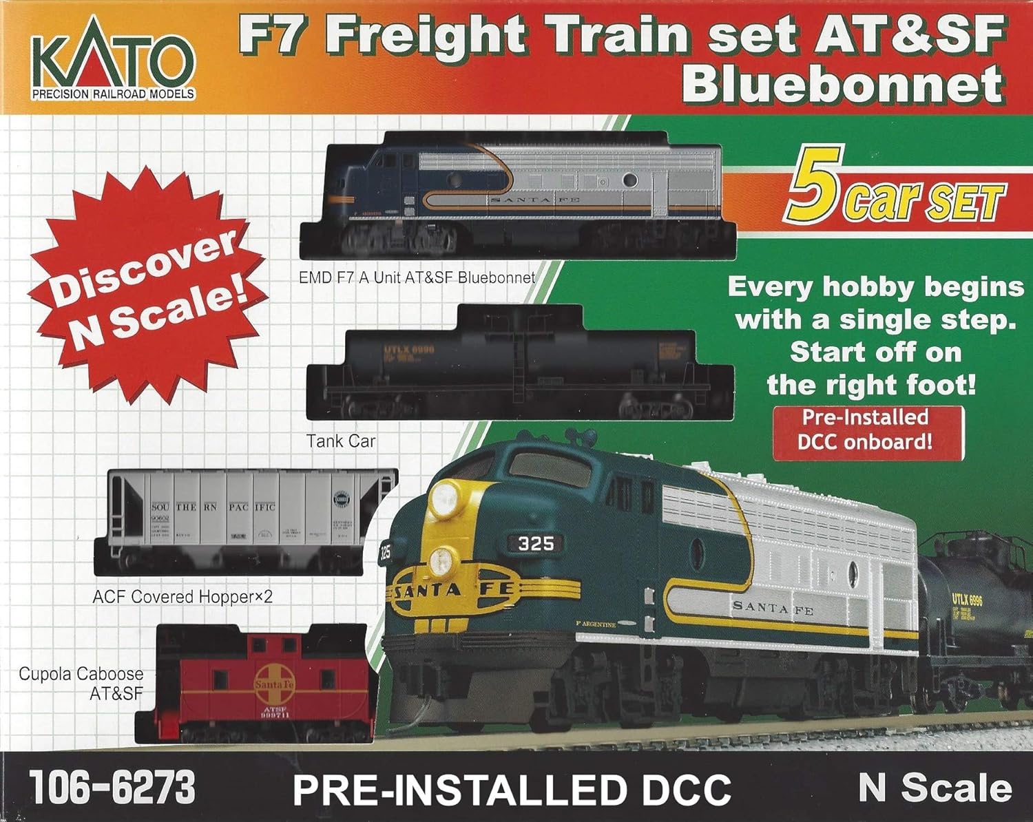 kato f7 freight train set