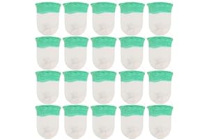 MISSJOJIAY 20Pcs Lantern Mantles Propane for Gas Light Mantle Outdoor Camping Natural, Soft Lampshades, U-Shaped Shade (Natur