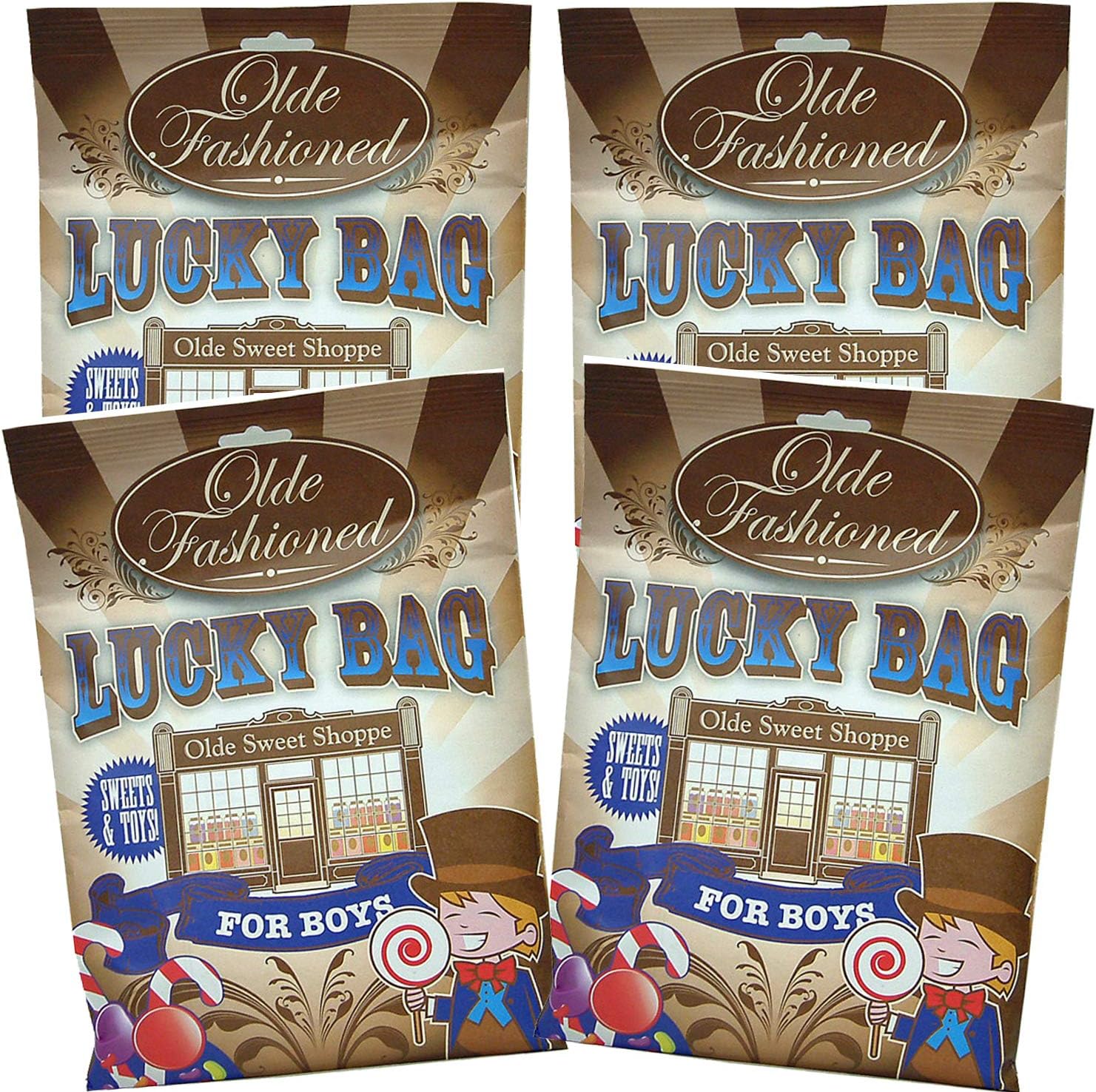 Old Fashioned Boys Lucky Bag x 4 Amazon.co.uk Grocery