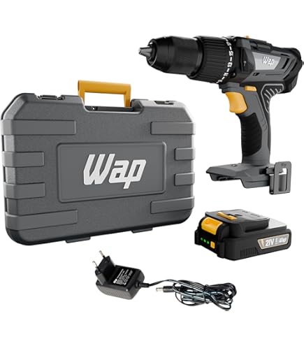 WAP Parafusadeira e Furadeira com Impacto à Bateria 3/8