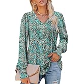 ROSELINLIN Womens Long Sleeve Tunic Tops Fall Blouse Shirts