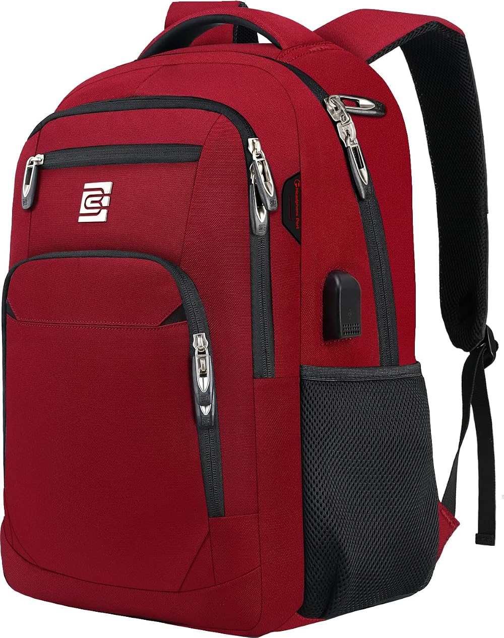 KASIBON USB Charging Anti-Theft Laptop Backpack 15.6 Inch Water Resistant