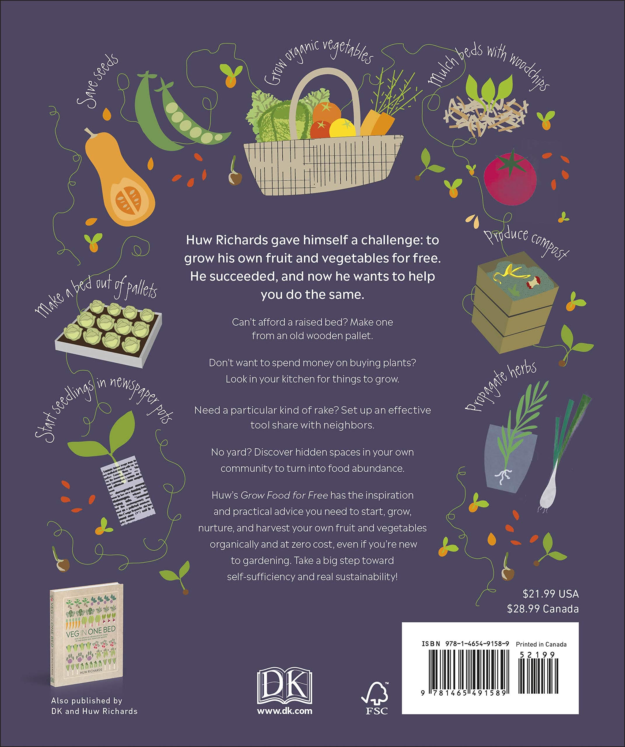 Grow Food For Free: The sustainable, zero-cost, low-effort way to a bountiful harvest