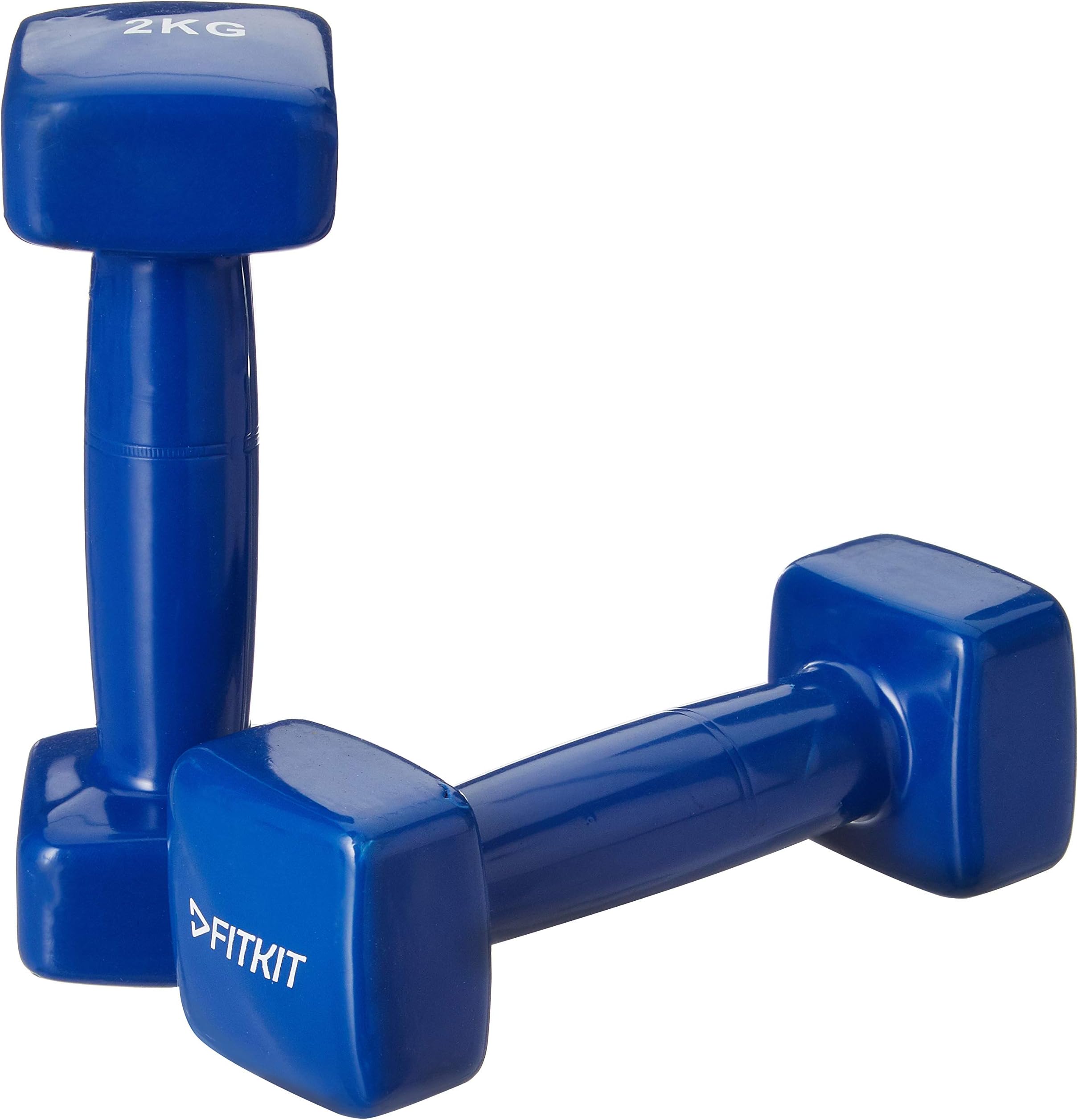 Fitkit FKVDS18-5 Vinyl Square Dumbbell