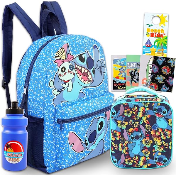 Stitch Backpacks With Lunch Boxes: Ultimate School Gear 1 Stitch Backpacks With Lunch Boxes: Ultimate School Gear