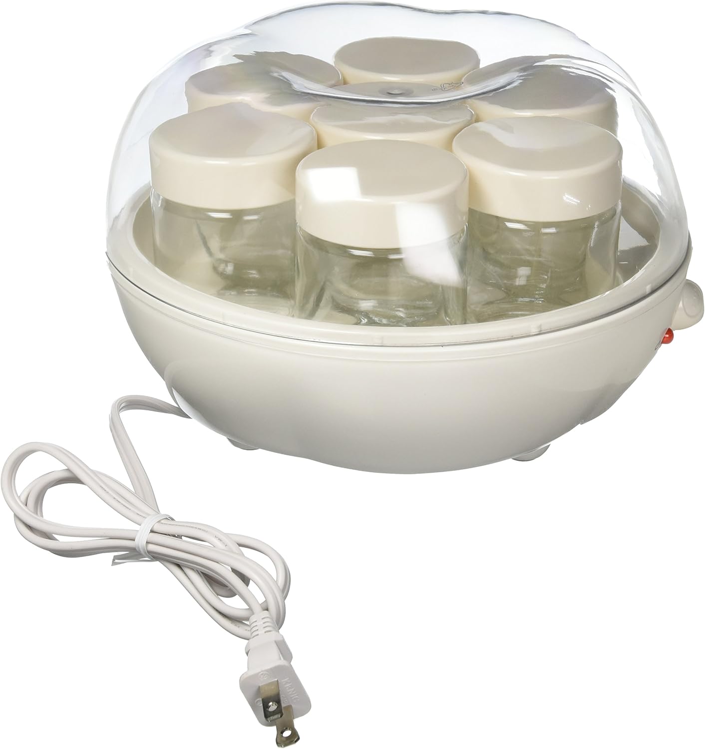 Euro Cuisine BM-QSHL-PFKK YM100 Automatic Yogurt Maker, 9.5 Inch, white: Kitchen & Dining