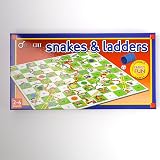 DIVCHI Snakes & Ladders Game for 2-6 Players Ages 3+ with Foldable Board view 8