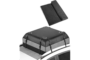 SCUARI Roof Rack Pads,51"x43" Universal Roof Cargo Bag Protective Mat,Car Accessories Car Roof Top Rack Pads,Roof Rack Accessories,Non-Slip Rooftop Cargo Bag Mat for Rooftop Cargo Bag,Fit Most Vehicle