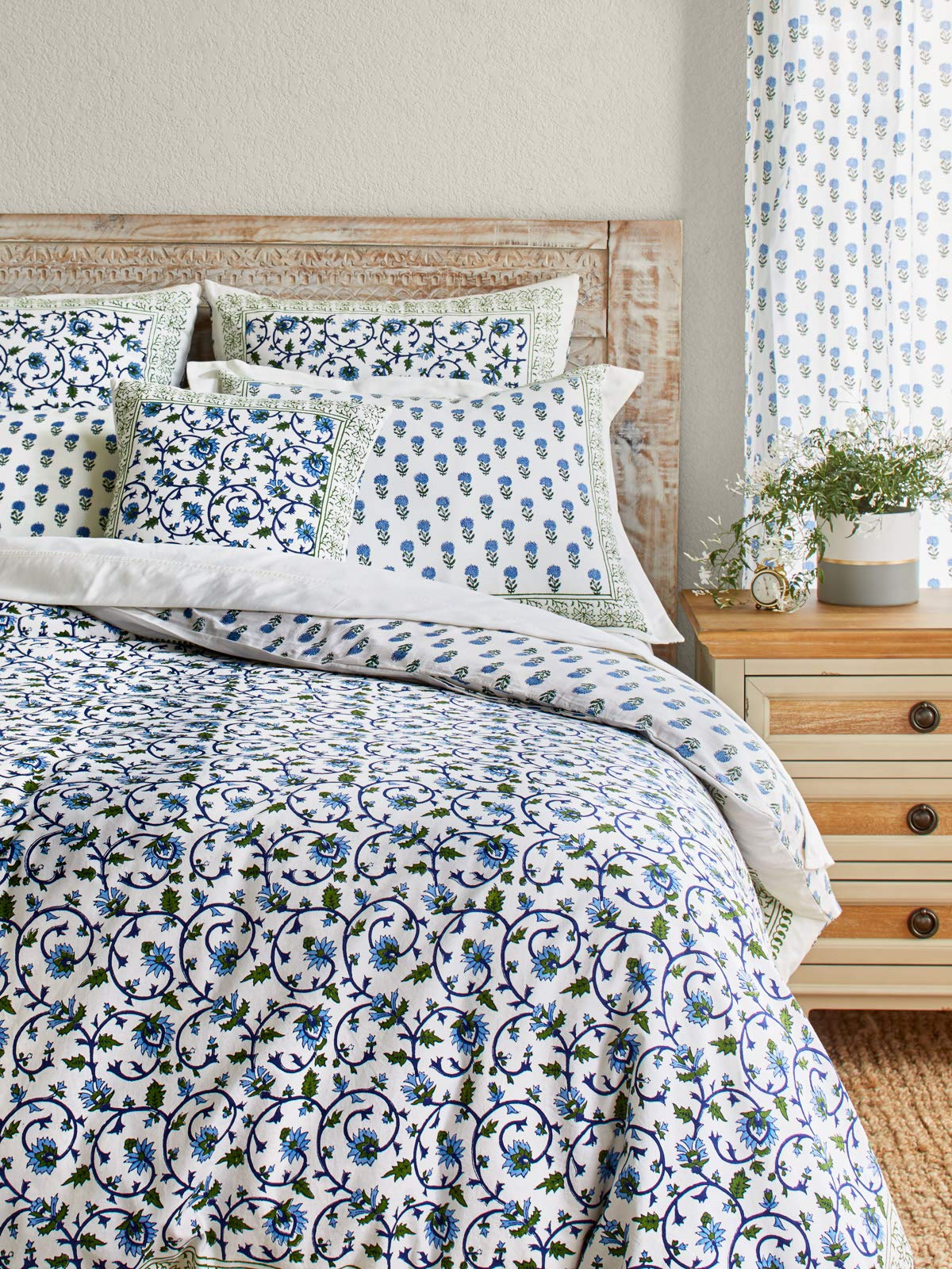 Cotton Duvet Cover Moonlit Taj 