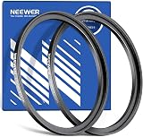 Neewer 77mm to 82mm Step Up Ring Adapter 2 Pack Aluminum Alloy Lens Filter view 1