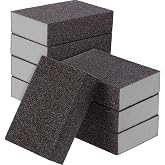 EBOOT 8 Pack Sanding Sponge Medium Grit, Washable Reusable Blocks | for Drywall, Wood, Metal, Furniture, Reusable Sand Block Kit, Rinse and Dry for Repeated Sanding Projects