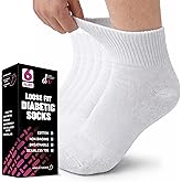 Diabetic Ankle Socks Mens Womens Non-Binding Socks Loose Fit 6 Pairs Debra Weitzner