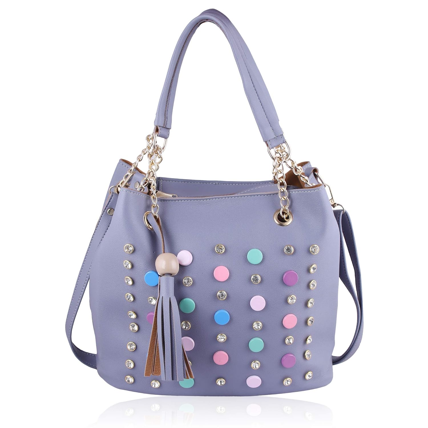 handbag with sling strap