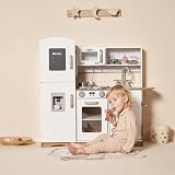Kidoz Signature Kids Wooden Kitchen Large Playset White Kitchen view 8