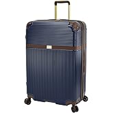 London Fog Brentwood IV 29" Expandable Spinner Hardside Suitcase, Midnight Blue