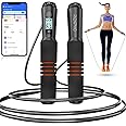 RENPHO Smart Jump Rope, Fitness Skipping Rope with APP Data Analysis, Workout Jump Ropes for Home Gym, Crossfit, Jumping Rope