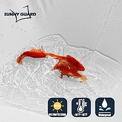 SUNNY GUARD Waterproof Sun Shade Sail 8' x
