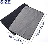 Yizerel 2 Pack 16x24 Tri-fold Golf Towel Microfiber with Carabiner Clips view 2