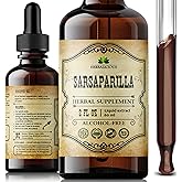 Sarsaparilla Liquid Extract – Smilax officinalis Herbal Supplement – Non-GMO, Alcohol-Free, Gluten-Free, Natural Root Tonic – Traditional Herbal Wellness – 2oz Dropper Bottle