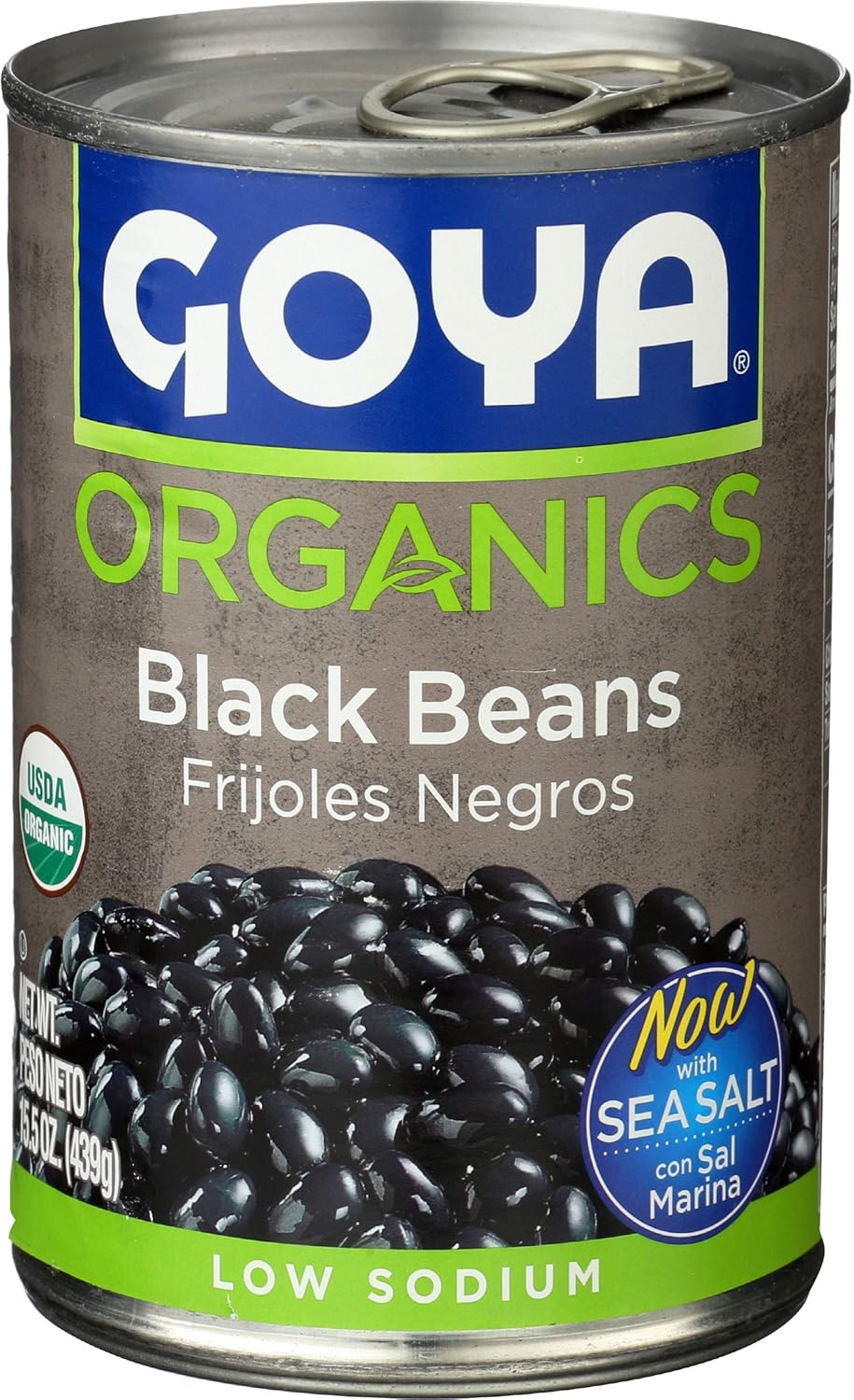 Goya, Beans Black Organic, 15.5 Ounce Grocery & Gourmet Food