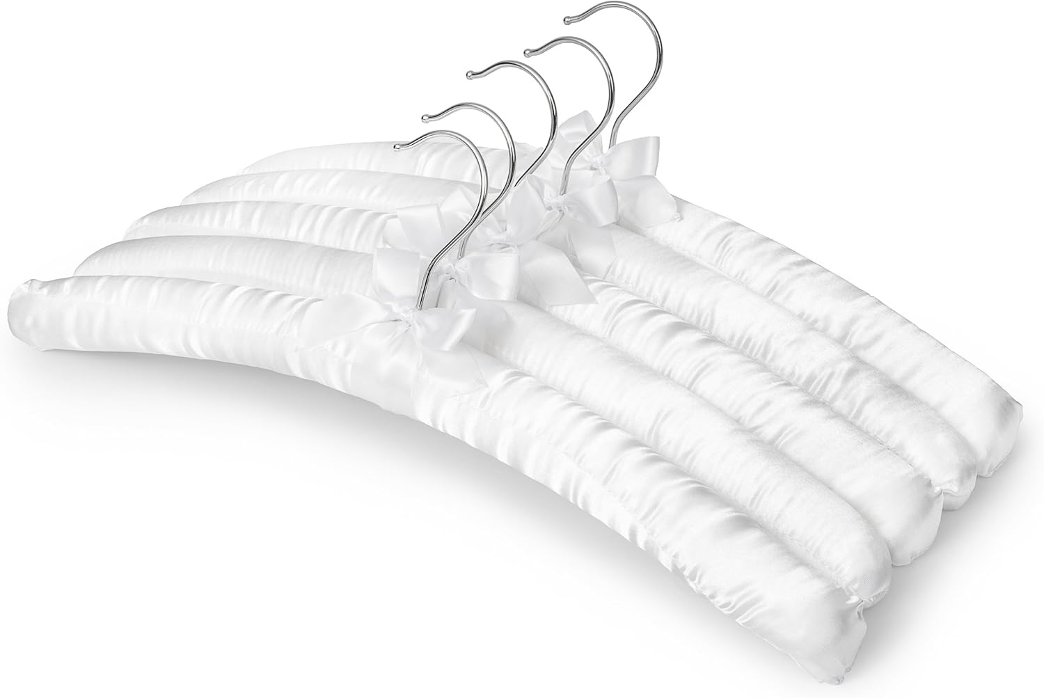 satin padded baby hangers