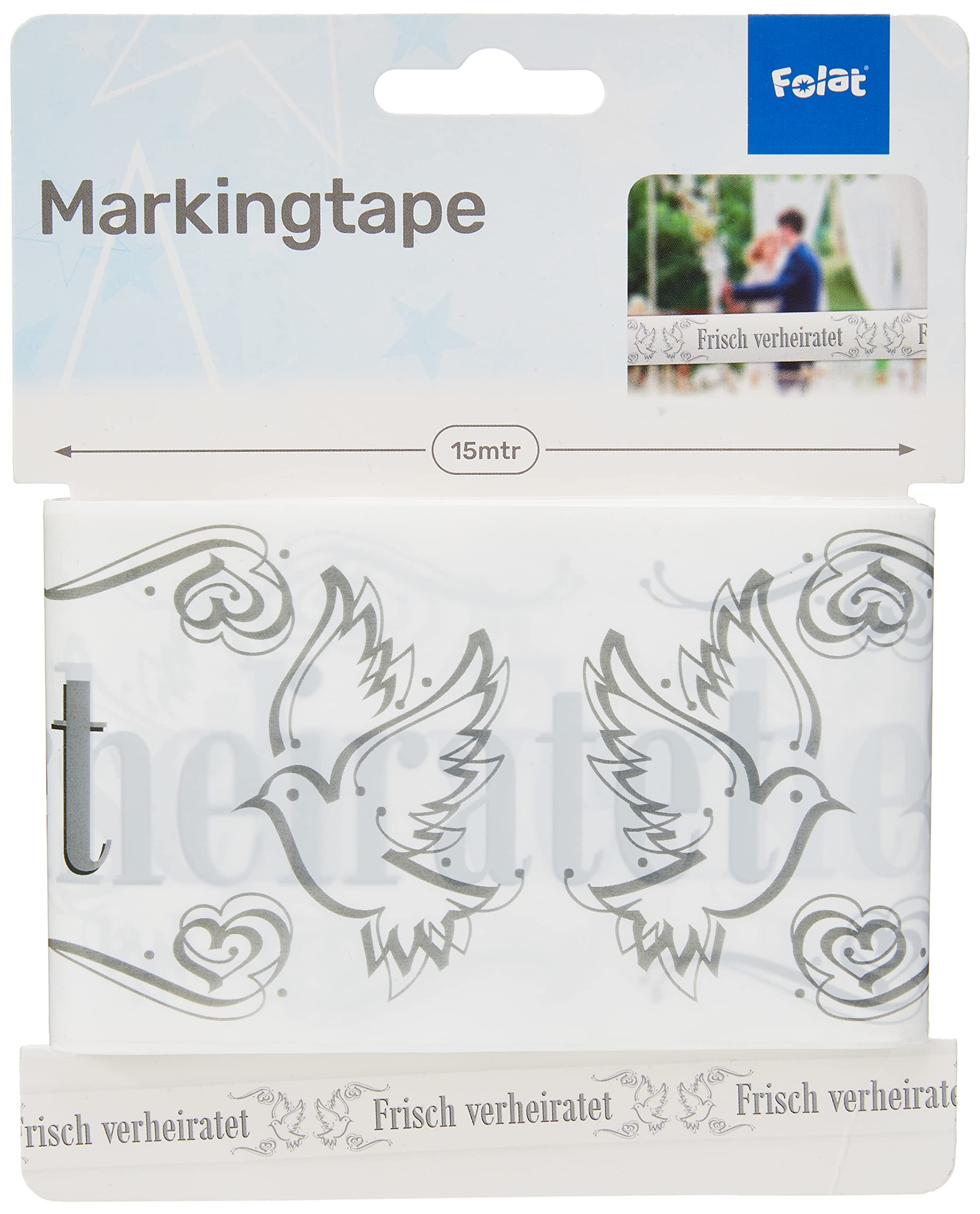 Barrier Tape 'Frisch Married' 15 m