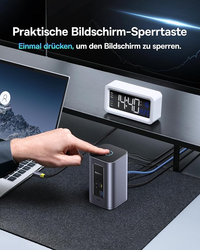 Nomos Air 12 in 1 Docking Station 2 Monitore für Windows