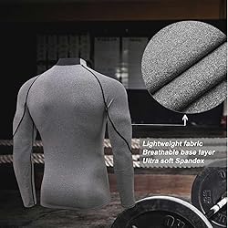 Men's Compression Shirts Long Sleeve Athletic
