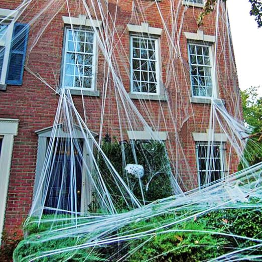 400g Halloween Spider  Decoration Stretchable Cover 1330 sqft