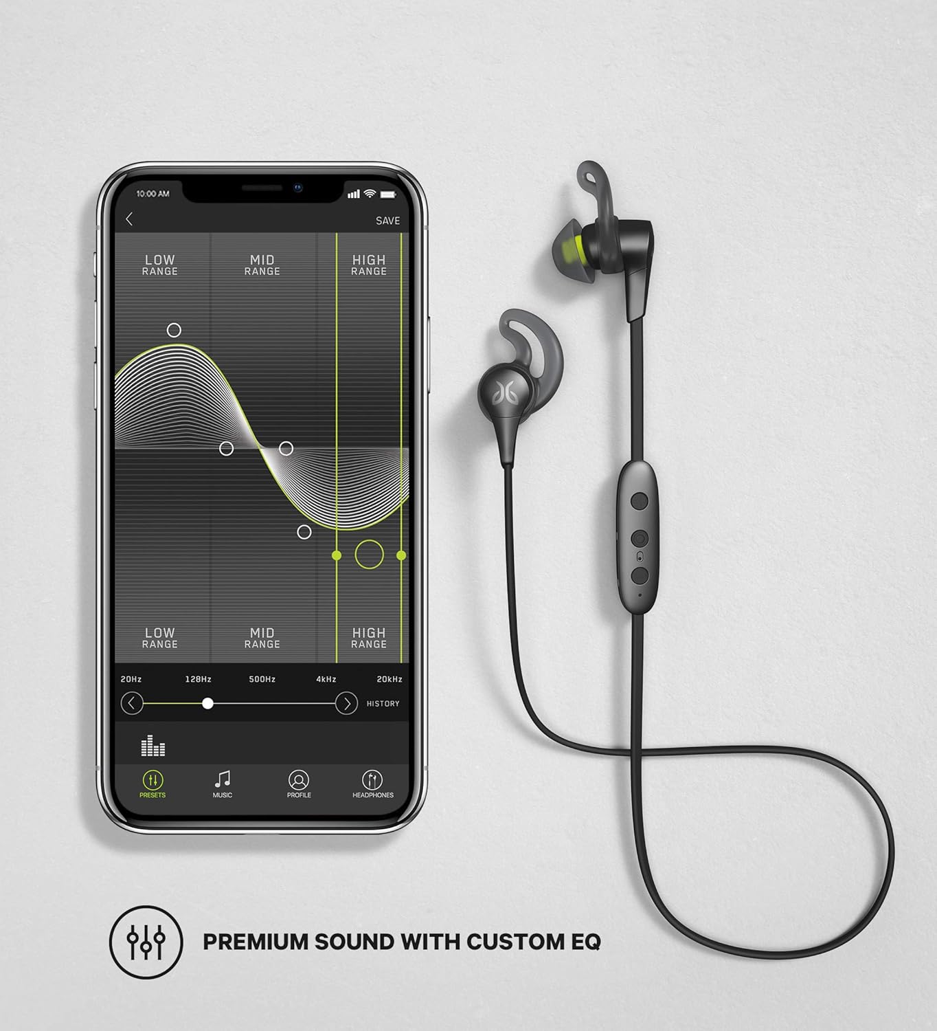 Jaybird X4 Wireless Bluetooth Headphones for Sport Fitness and Running, Compatible with iOS and Android Smartphones: Sweatproof and Waterproof - Black Metallic/Flash: Electronics