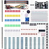 Elegoo Electronic Fun Kit Breadboard Cable Resistor Capacitor LED Potentiometer for Arduino Learning Kit, UNO R3, MEGA2560, Raspberry Pi, Datasheet Available To Download