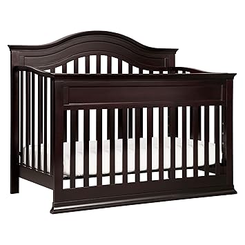 Amazon Com Davinci Brook 4 In 1 Convertible Crib With Toddler Bed Conversion Kit In Dark Java Greenguard Gold Certified Baby