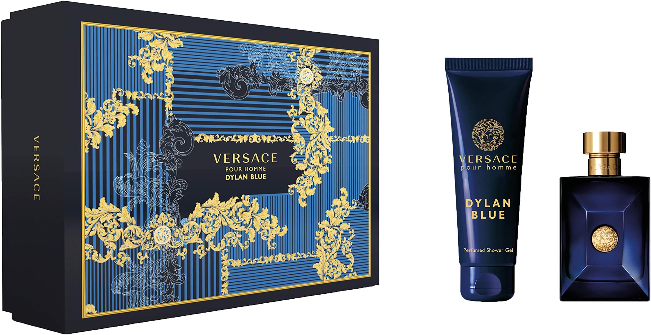 Versace Dylan Blue M 2pc Hb Set (3.4 Edt Spr / 5.0 Perfumed B&sg)