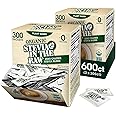 Stevia In The Raw Organic Stevia Sweetener Packets, 300 Ct Box, 2 Pack, Zero Calorie Stevia Sugar Substitute Packets, No Erythritol or Artificial Flavors, USDA Organic, Non-GMO Project Verified, Vegan