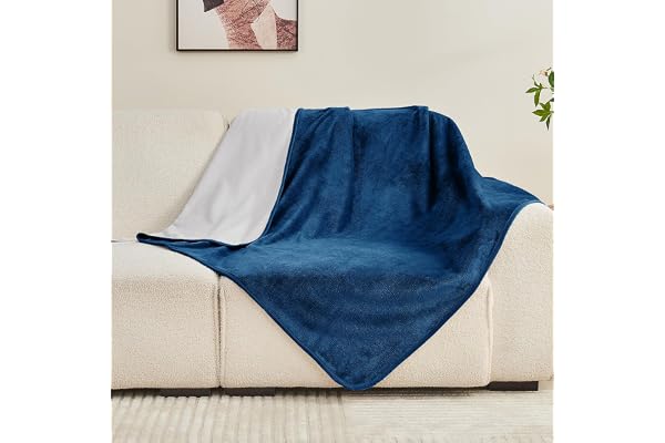 Yaning Waterproof Blanket 40"x60" for Adults, Reversible Waterproof Bed Cover for Dogs Cats Pets, Soft Leakproof Blanket for