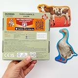 QUOKKA Puzzles For 2-3 Year Olds 8 Large Floor Puzzles Farm Animals view 7
