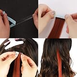 metagio Hair Extension Tape Tabs 2 Rolls 6 Meters Double Sided Blue view 3