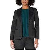 Liverpool Womens Herringbone Ponte Knit Fitted Blazer