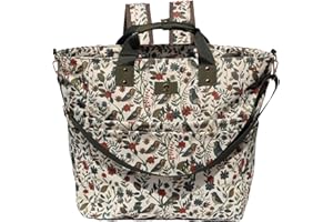 ESVAN Diaper Tote Bag Totepack Backpack Crossbody Bag 3 in 1 for Women Laptop Backpack Multifunctional with Insulated Pockets