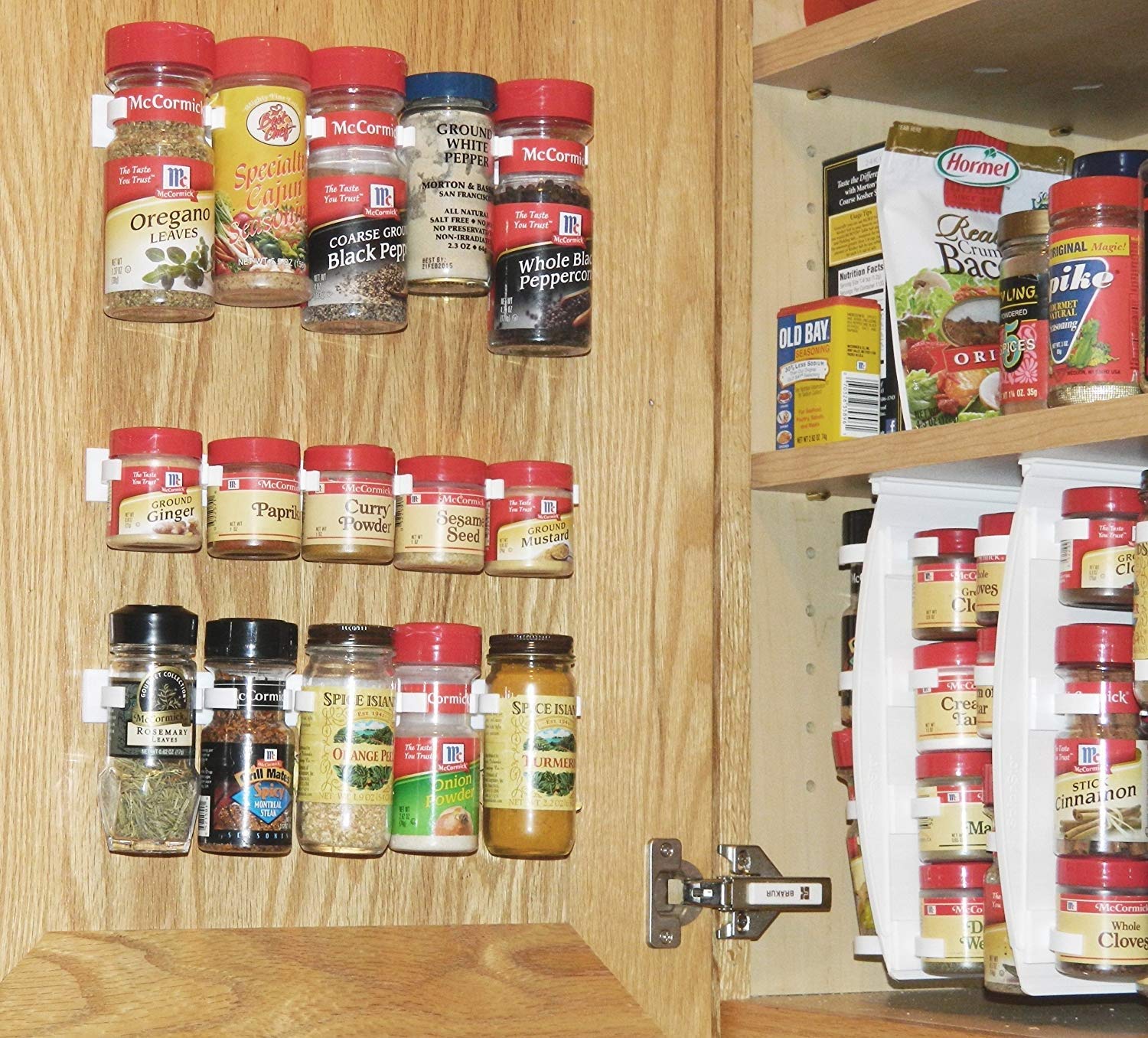 Buy Inovera Label 20 Spice Jar Holder Kitchen Cabinet Door