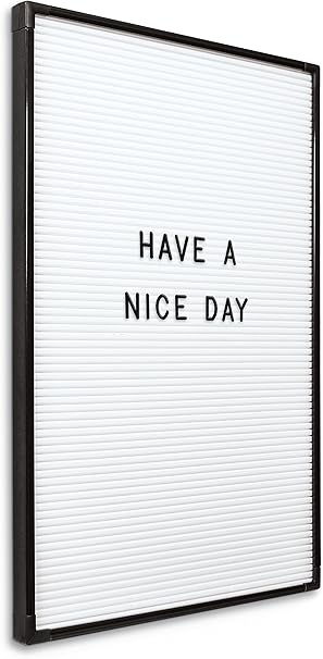Amazon Com Mooreco Essential Letter Board Black Frame White Face 18 H X 12 W 84255 Office Products