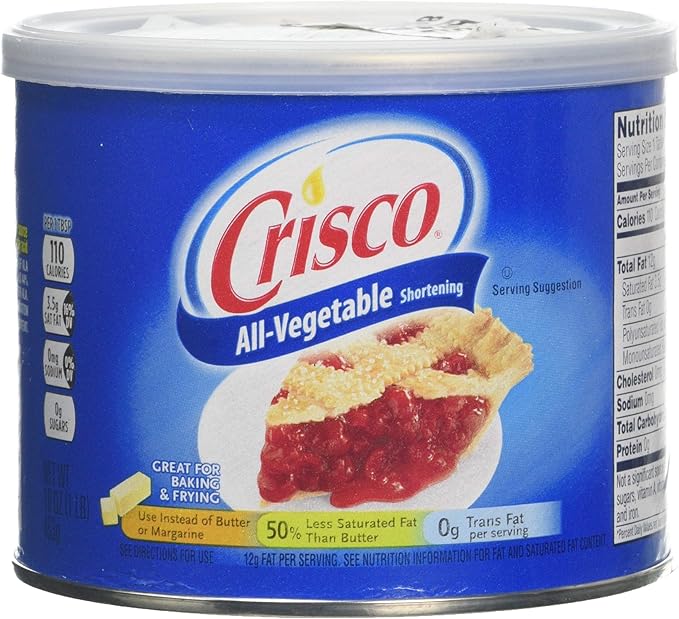 Crisco Shortening 16 Oz 453g Amazon Co Uk Grocery