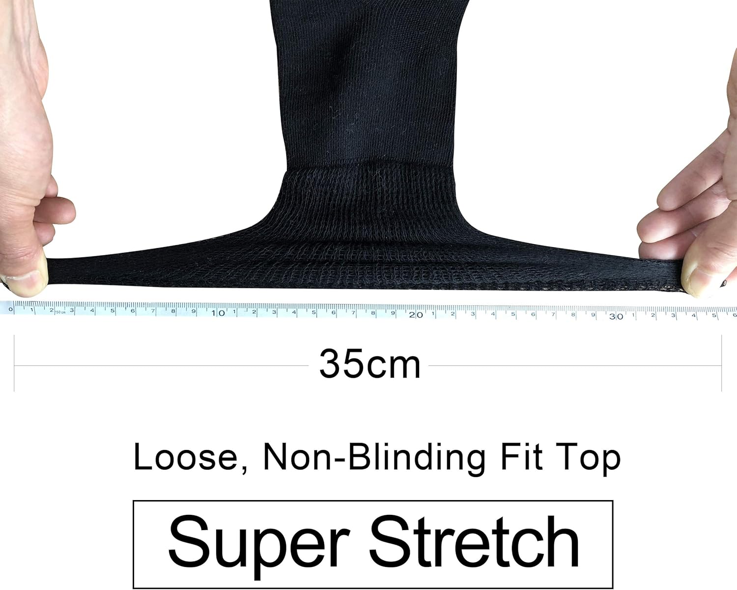 Busy Socks 4 Pack Diabetic Socks for Men Women, Medical Circulation Crew Mid Calf Socks with Seamless Toe and Non-Binding Top: Clothing