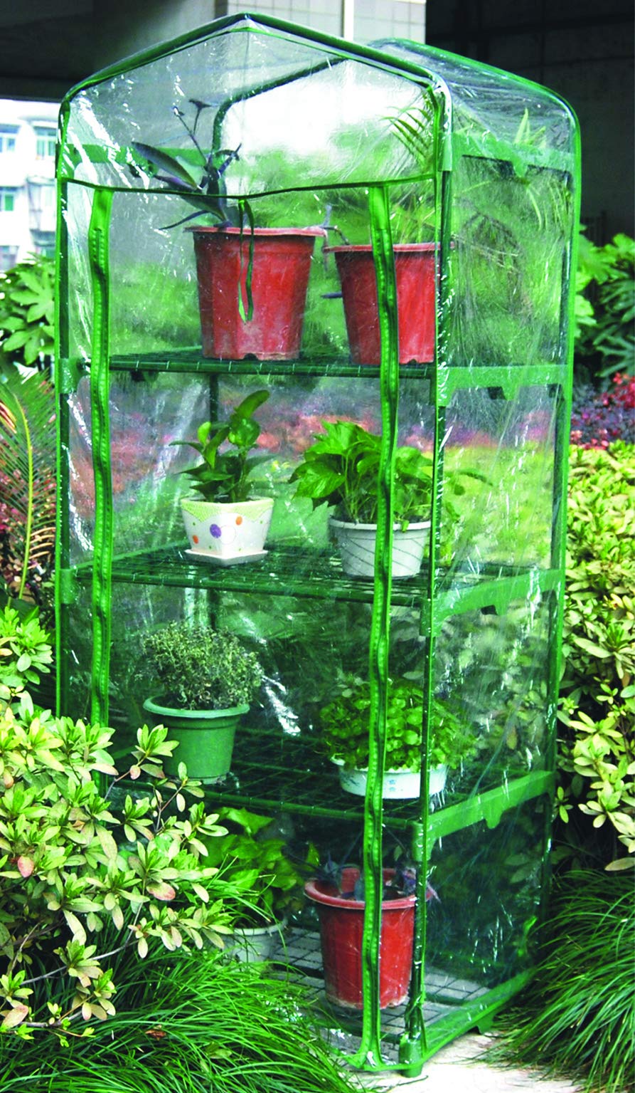 Green Blade 4 Tier Mini Greenhouse