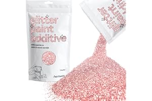 Hemway Glitter Paint Additive 100g / 3.5oz Crystals for Acrylic Emulsion Paint - Interior Wall, Furniture, Ceiling, Wood, Var