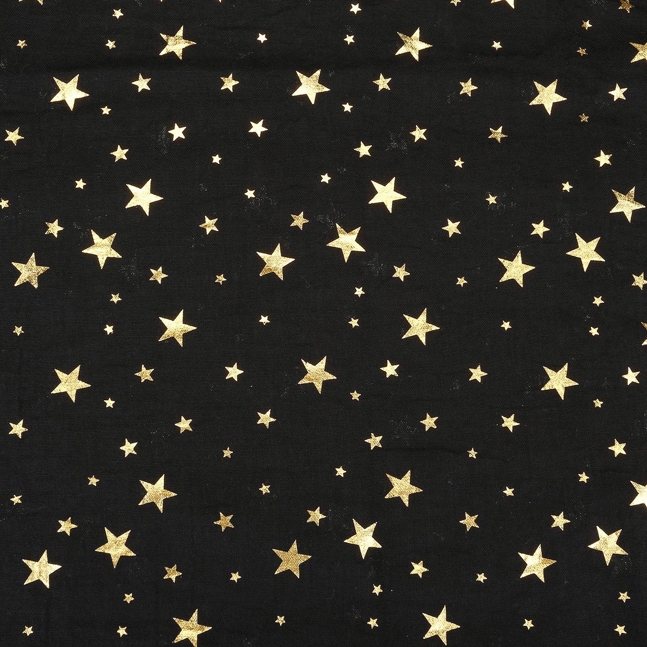 CHIC DIARY Women Ladies Star Printed Pattern Lightweight Head Pashmina Wrap Scarf … (01-Black)