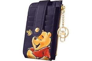 MULAFNXAL Mulafnxzl Slim Card Holder Wallet for Women Teen Kids Girls Girly Thin Small Leather Wallets for Ladies Female Cute Cartoon Tiny Rfid Blocking Multi Credit CardHolder Bifold Purse Zipper Coin Pocket