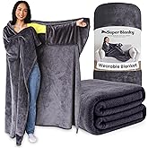 Super Blanky Wearable Blankets for Women, Adult Wearable Blanket Men, Valentine's Day Gifts for Her, Wife Birthday Gift Ideas